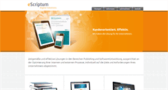 Desktop Screenshot of escriptum.de